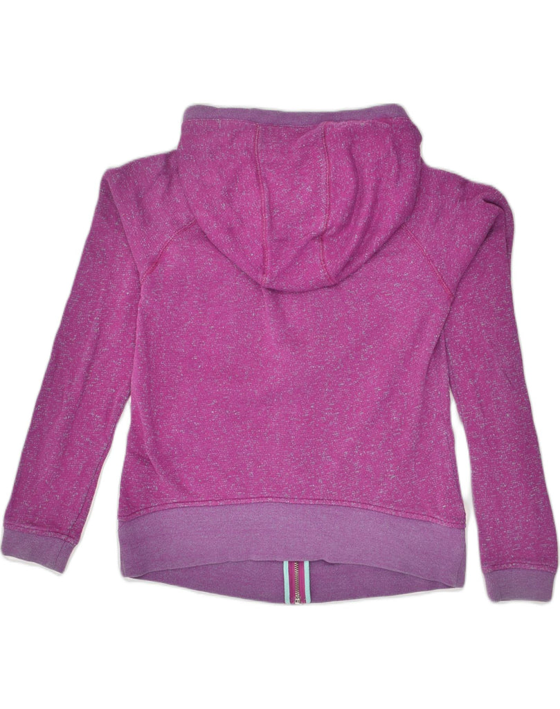 HURLEY Womens Zip Hoodie Sweater UK 12 Medium Purple Cotton | Vintage Hurley | Thrift | Second-Hand Hurley | Used Clothing | Messina Hembry 