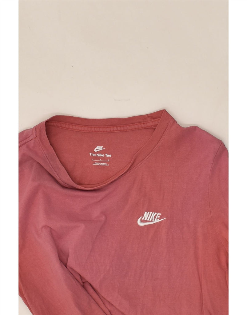 NIKE Womens Slim T-Shirt Top Large Pink Cotton | Vintage Nike | Thrift | Second-Hand Nike | Used Clothing | Messina Hembry 