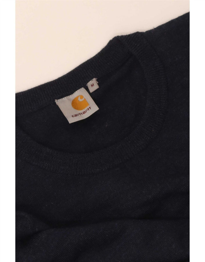 Carhartt Mens Crew Neck Jumper Sweater Medium Navy Blue