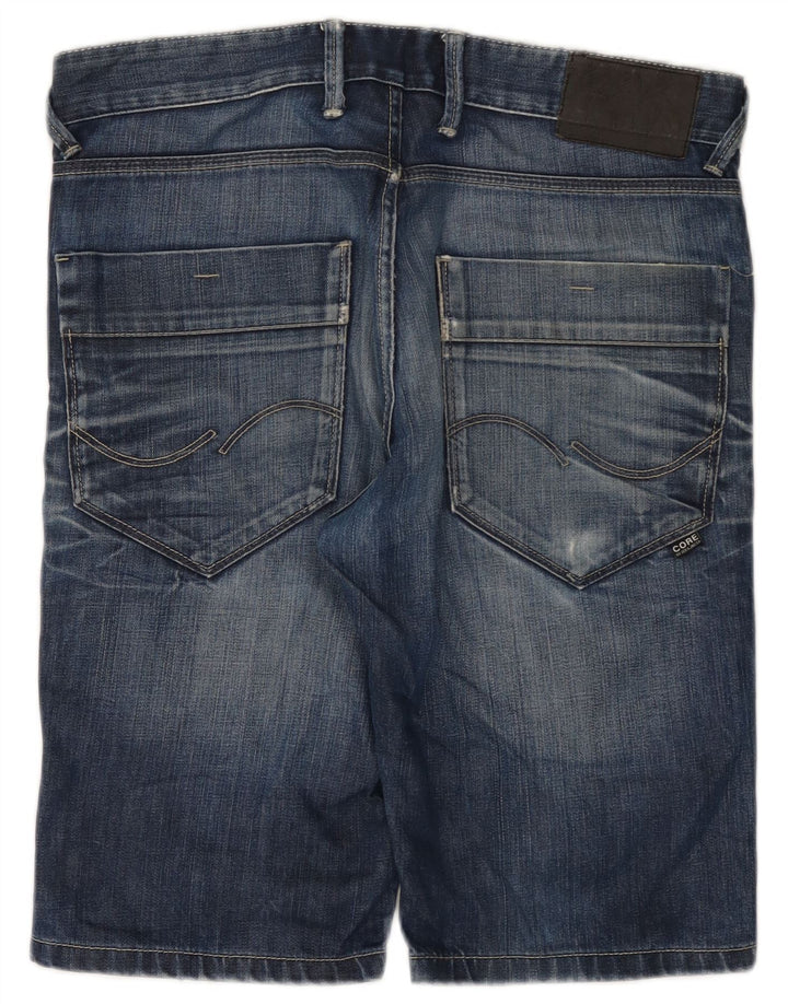 Jack & Jones Mens Denim Shorts W36 Large Blue