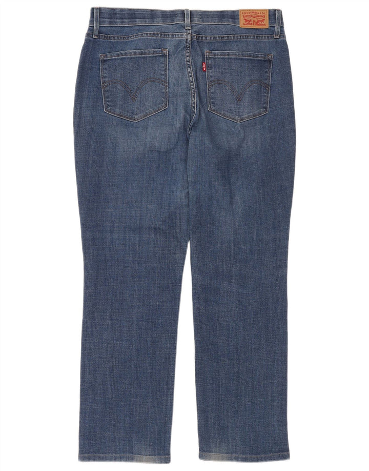 Levi's Womens 525 Straight Jeans US 14 XL W36 L30 Blue