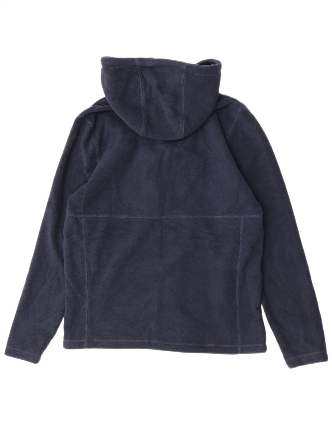 Saltrock Mens Hooded Fleece Jacket UK 38 Medium Navy Blue Polyester