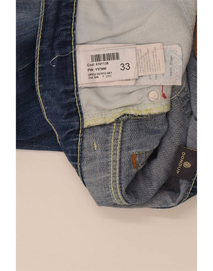 Dondup Womens Slim Jeans W33 L32 Blue Cotton