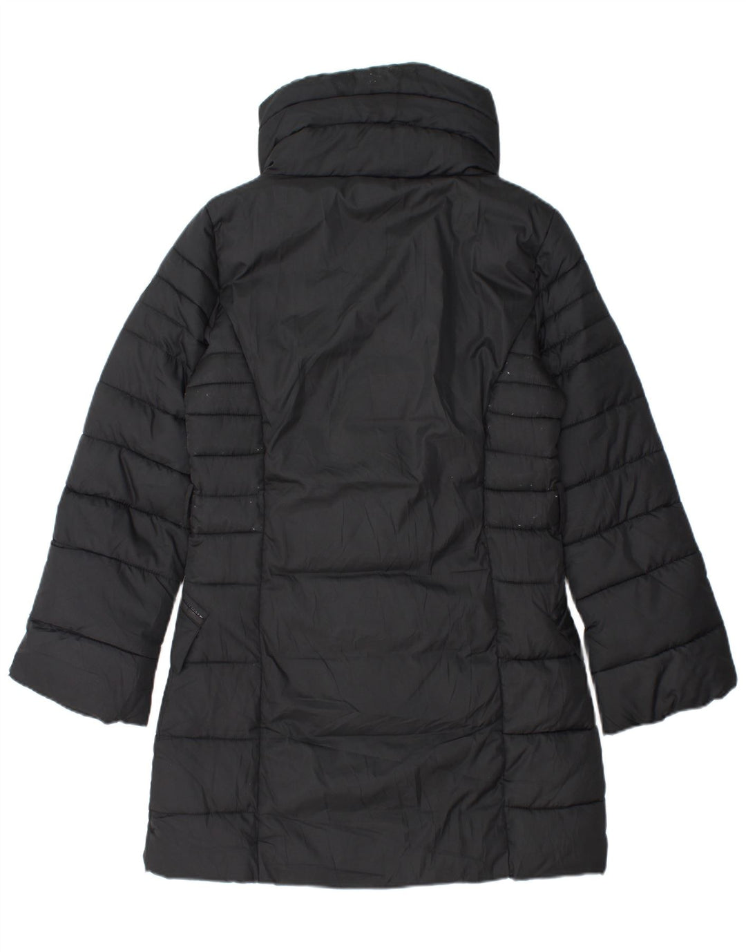 LOTTO Womens Padded Coat UK 14 Large Black Polyester