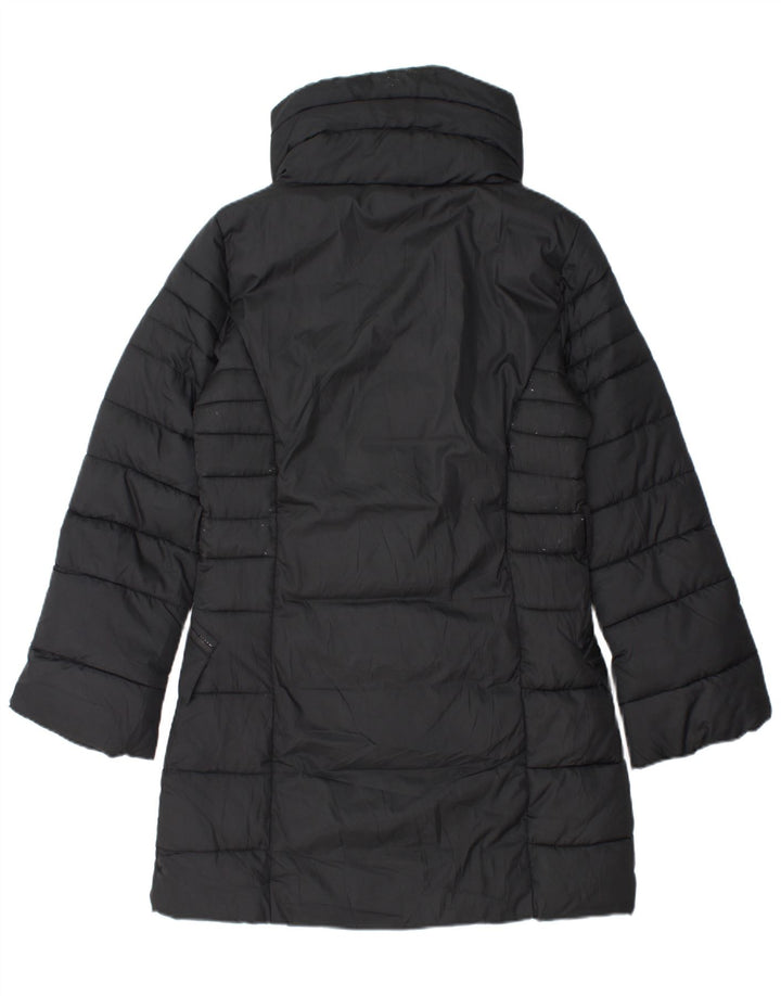 LOTTO Womens Padded Coat UK 14 Large Black Polyester