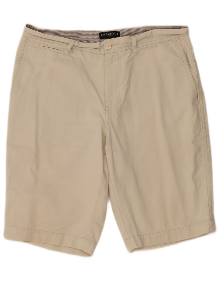 Lyle & Scott Mens Chino Shorts W34 Large Beige
