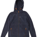 Saltrock Mens Hooded Fleece Jacket UK 38 Medium Navy Blue Polyester