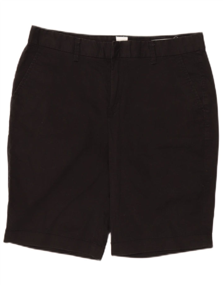 Gap Womens Chino Shorts UK 8 Small W32 Black Cotton