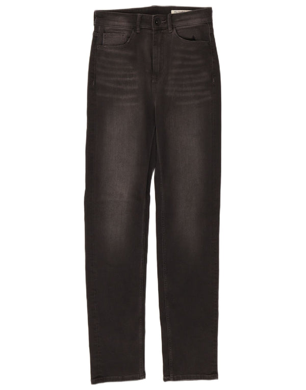 Marks & Spencer Womens Sophia Straight Jeans UK 8 Small W28 L30 Black