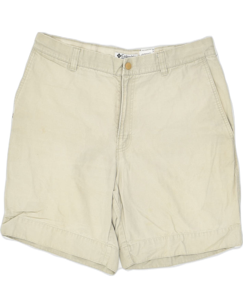 COLUMBIA Mens Chino Shorts W36 Large Beige Cotton | Vintage Columbia | Thrift | Second-Hand Columbia | Used Clothing | Messina Hembry 