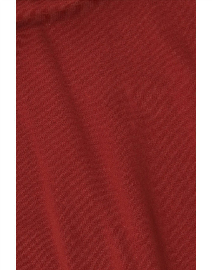 LEVI'S Mens Graphic Standard Fit Sweatshirt Jumper XL Maroon Cotton
