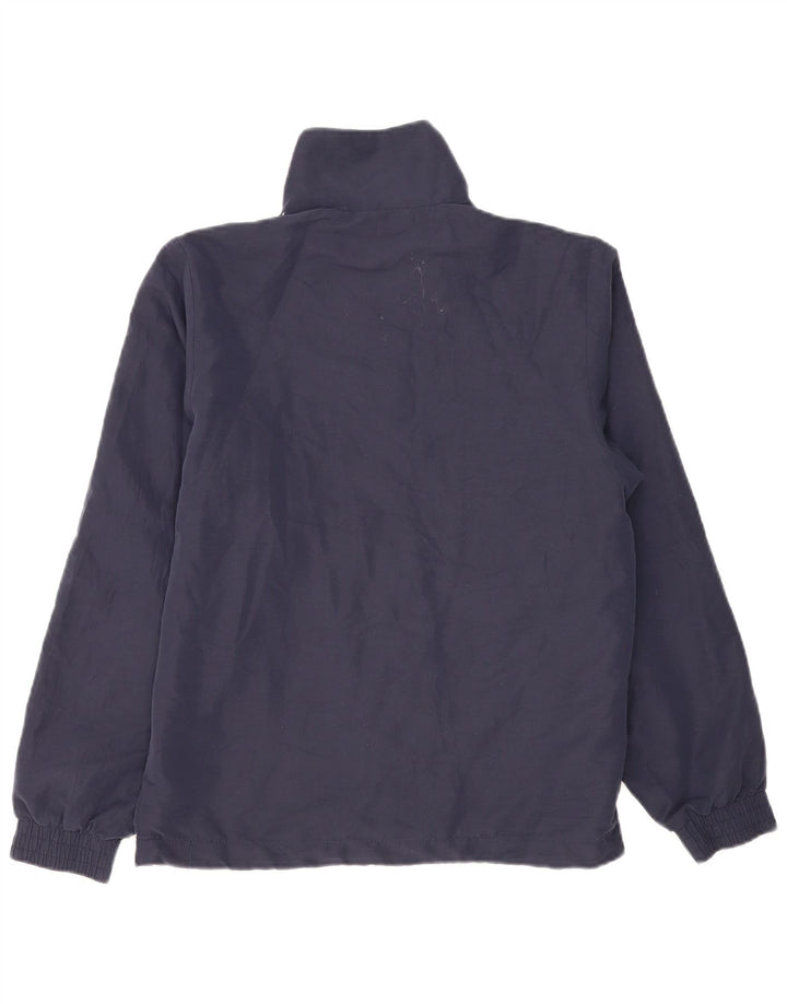 Lotto Mens Tracksuit Top Jacket Small Navy Blue Colourblock