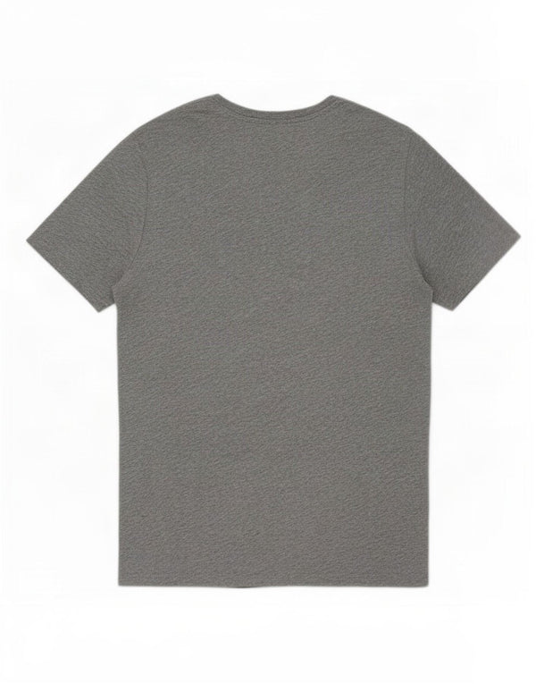 Nike Mens Athletic Cut Graphic T-Shirt Top Medium Grey Cotton