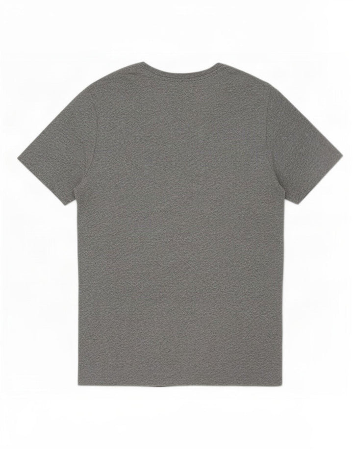Nike Mens Athletic Cut Graphic T-Shirt Top Medium Grey Cotton