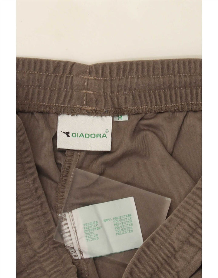 Diadora Mens Cargo Velour Tracksuit Trousers Medium  Grey Polyester