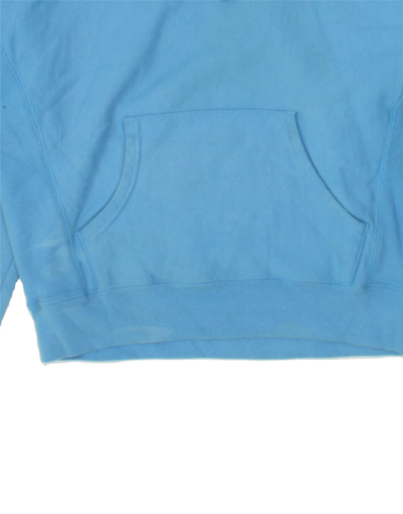 CHAMPION Womens Hoodie Jumper UK 10 Small Blue Cotton | Vintage Champion | Thrift | Second-Hand Champion | Used Clothing | Messina Hembry 