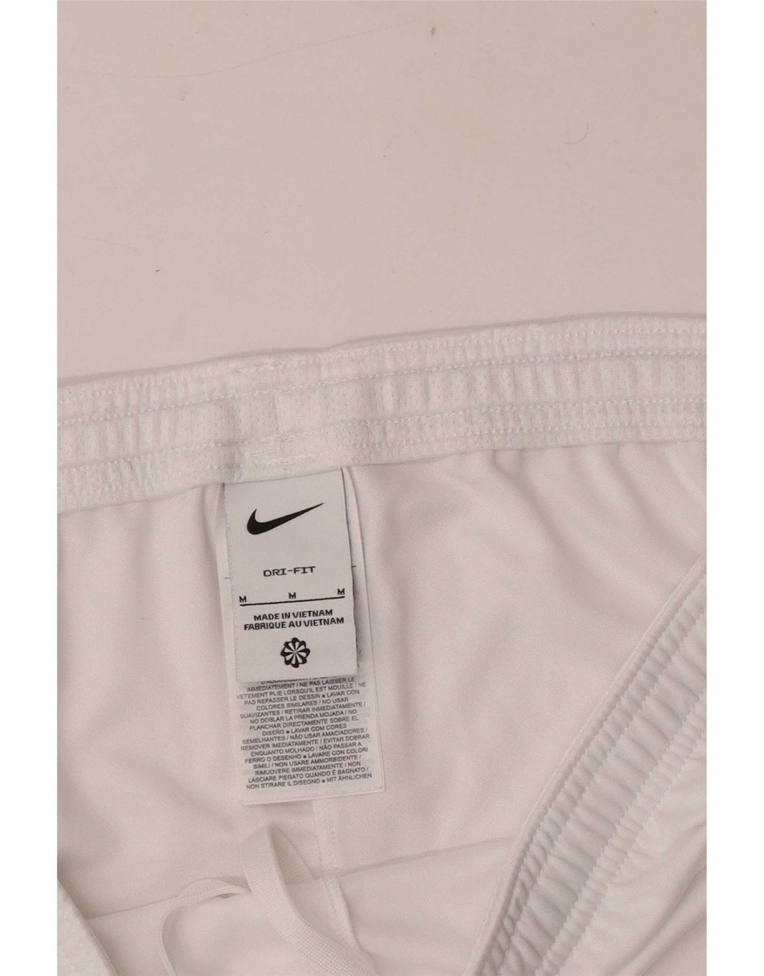 Nike Mens Dri Fit Sport Shorts Medium White Colourblock Polyester
