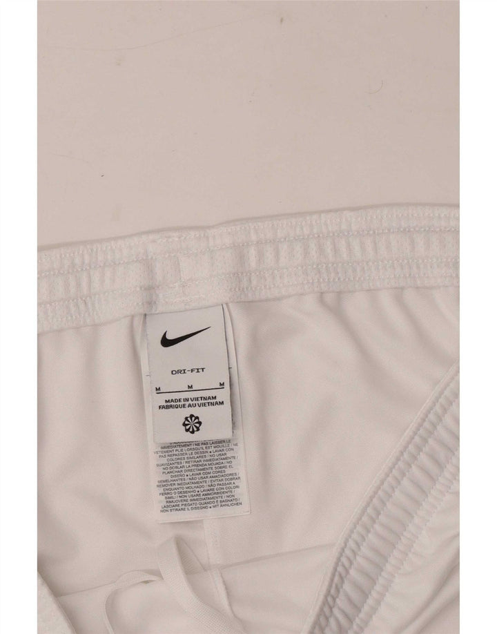 Nike Mens Dri Fit Sport Shorts Medium White Colourblock Polyester