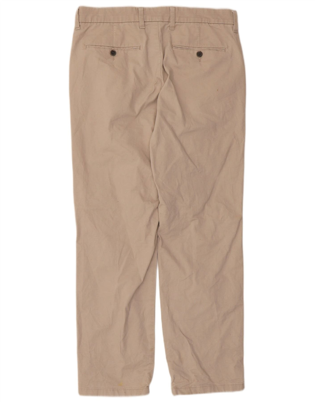 Marks & Spencer Mens Regular Fit Chino Trousers W32 L29 Beige Cotton