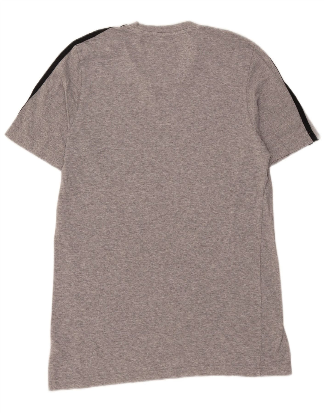 ADIDAS Mens T-Shirt Top Medium Grey Cotton