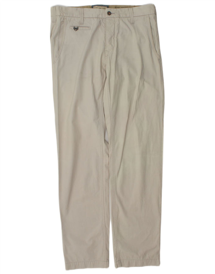 Replay Mens Regular Fit Chino Trousers W32 L34 Beige Classic