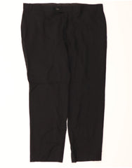 RALPH LAUREN Mens Slim Suit Trousers W42 L30 Black Wool