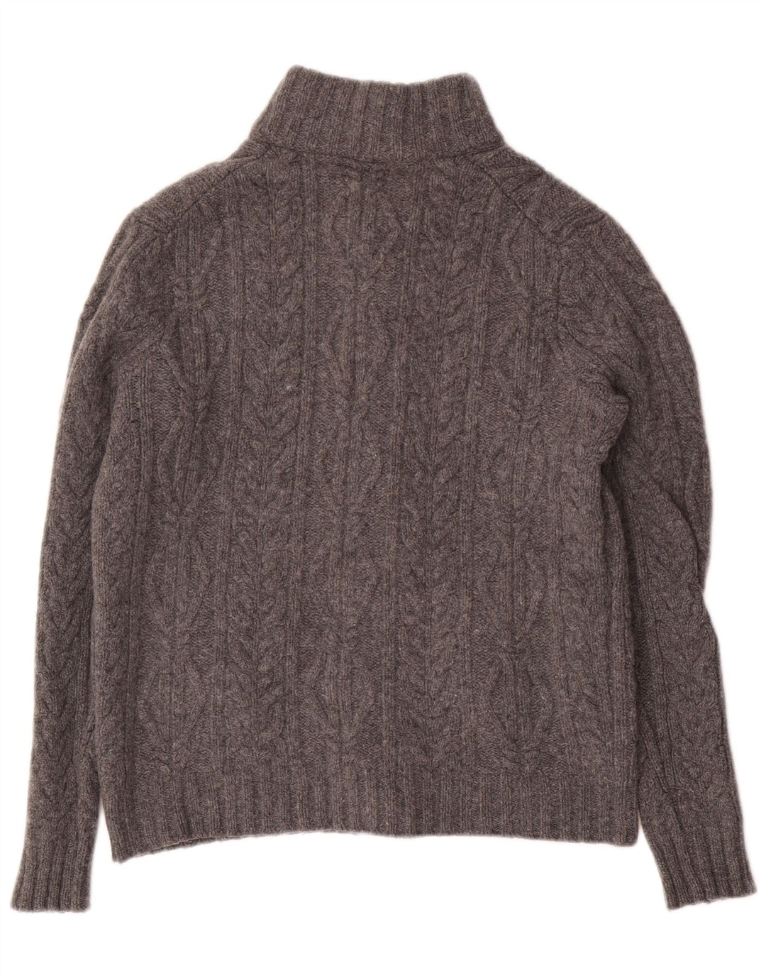 Massimo Dutti Womens Cardigan Sweater UK 14 Medium Grey