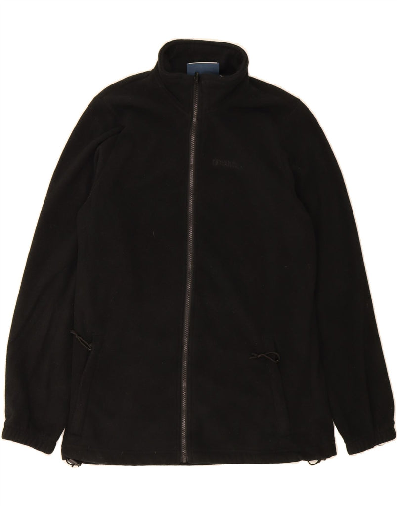 MOUNTAIN WAREHOUSE Womens Fleece Jacket UK 14 Large  Black Polyester Vintage Mountain Warehouse and Second-Hand Mountain Warehouse from Messina Hembry 