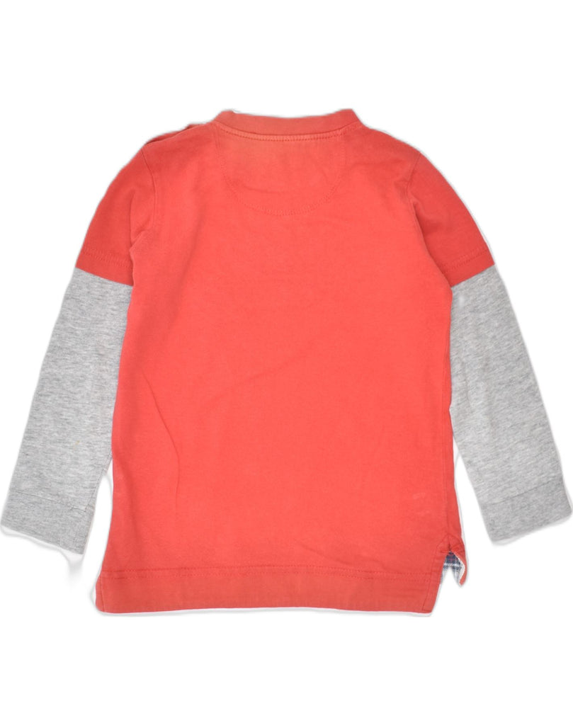 CHAMPION Baby Boys Graphic Top Long Sleeve 12-18 Months Medium Orange | Vintage | Thrift | Second-Hand | Used Clothing | Messina Hembry 