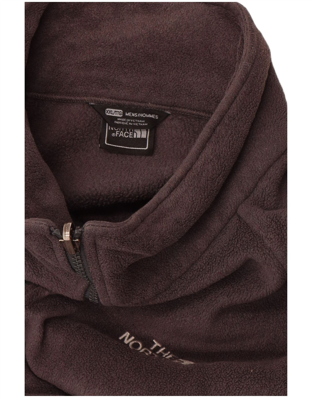 The North Face Mens Liner Fleece Jacket UK 44 2XL Grey Polyester