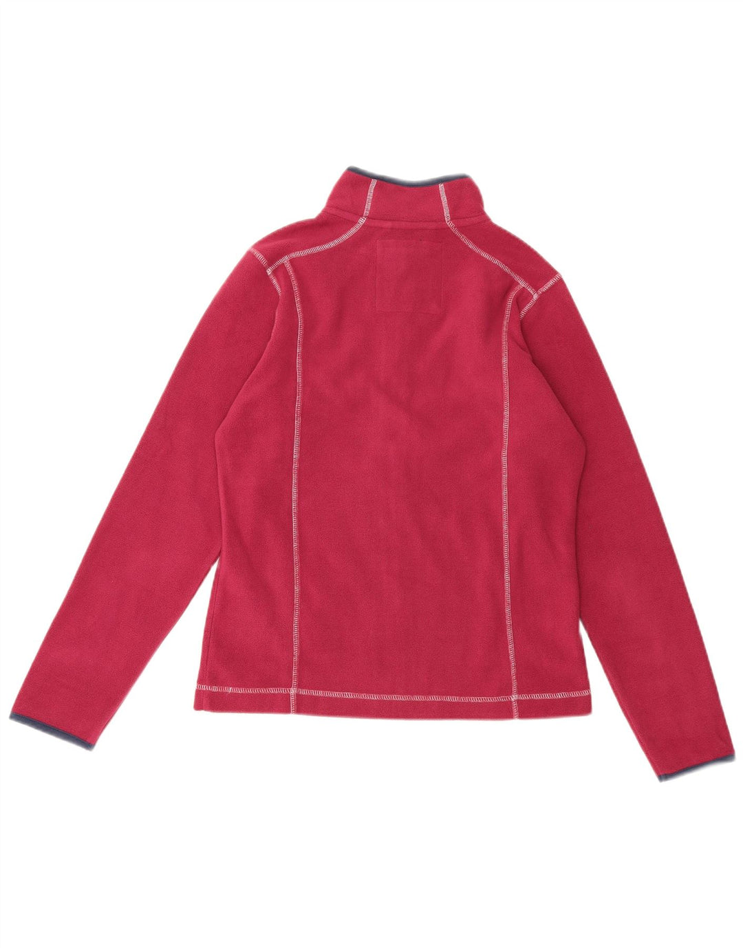 Weird Fish Womens Fleece Jacket UK 10 Small Burgundy Polyester
