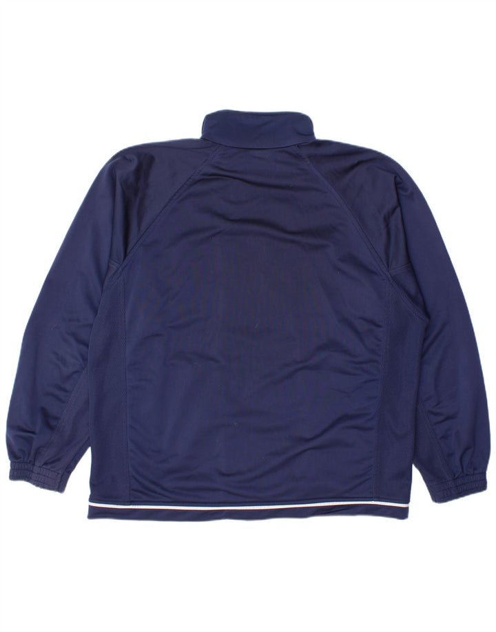 Asics Mens Tracksuit Top Jacket Small Navy Blue