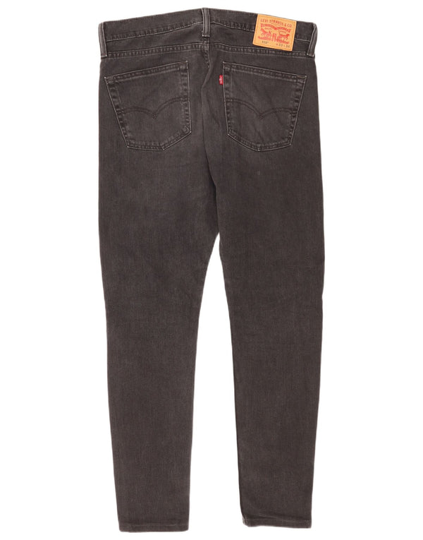 Levi's Mens 510 Skinny Jeans W33 L29 Black Cotton