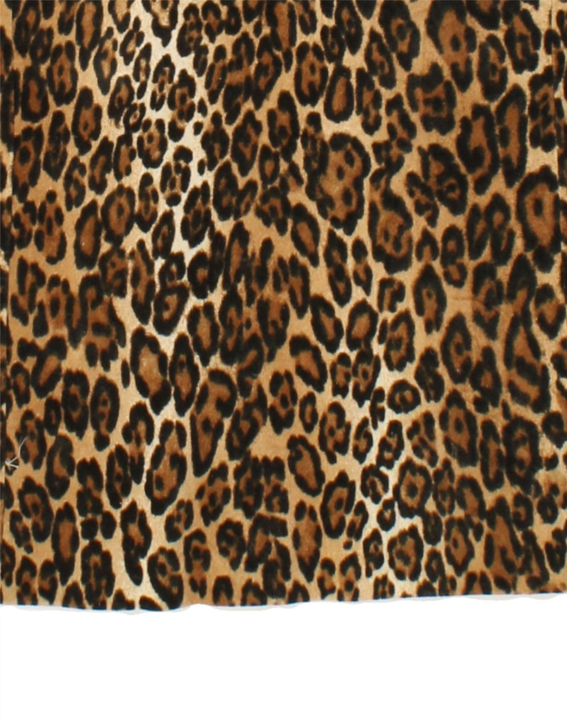 ATOS LOMBARDINI Womens Straight Skirt IT 46 Large W32 Brown Animal Print Vintage Atos Lombardini and Second-Hand Atos Lombardini from Messina Hembry 