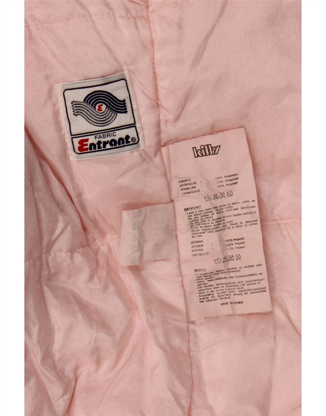 Killy Womens Hooded Ski Jacket UK 10 Small Multicoloured Colourblock