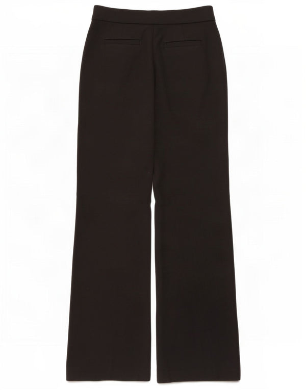 Boden Womens Wide Leg Suit Trousers UK 10 Small W28 L31 Black Viscose