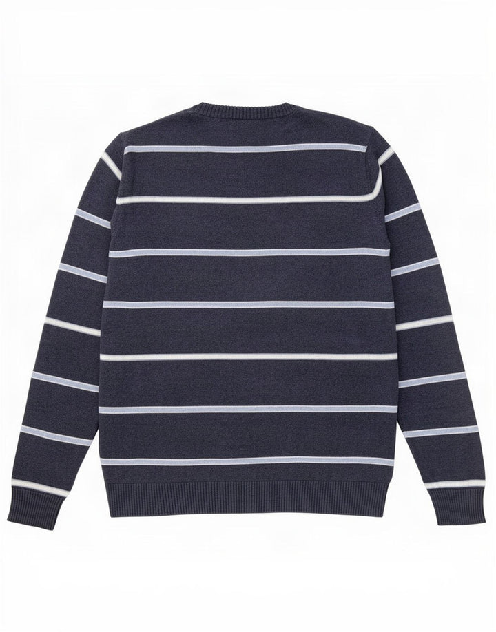 Marks & Spencer Mens Blue Harbour Crew Neck Jumper Sweater Medium Navy