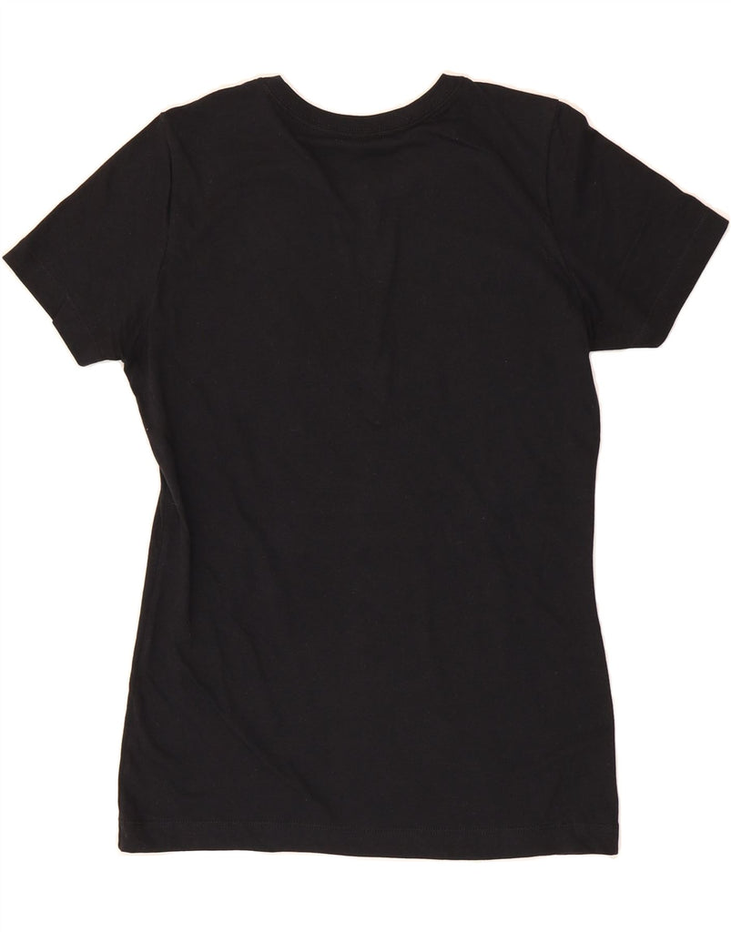 NIKE Womens Slim Fit Graphic T-Shirt Top UK 14 Large Black Cotton Vintage Nike and Second-Hand Nike from Messina Hembry 