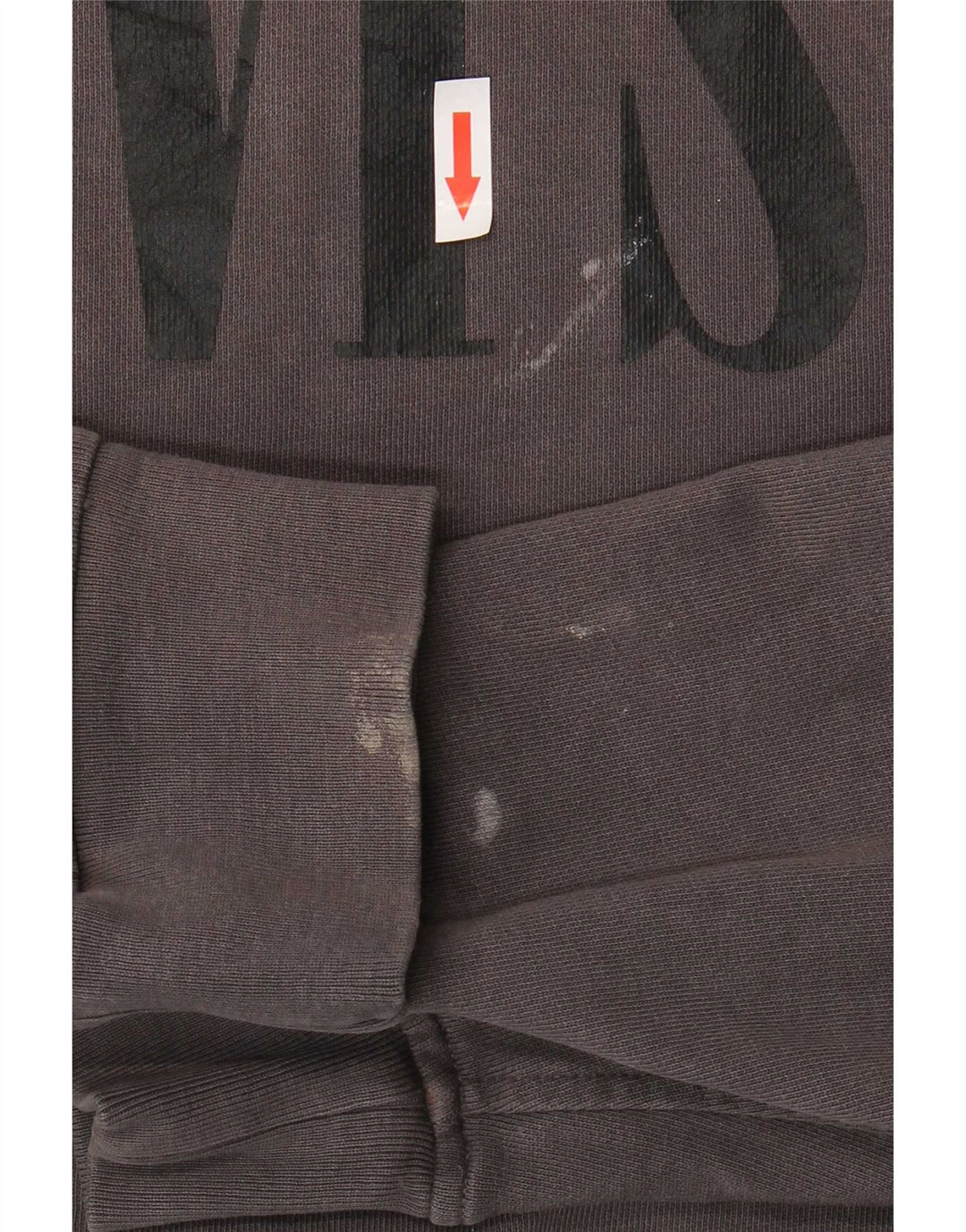 Levi's Mens Relaxed Graphic Sweatshirt Jumper Small Grey Cotton