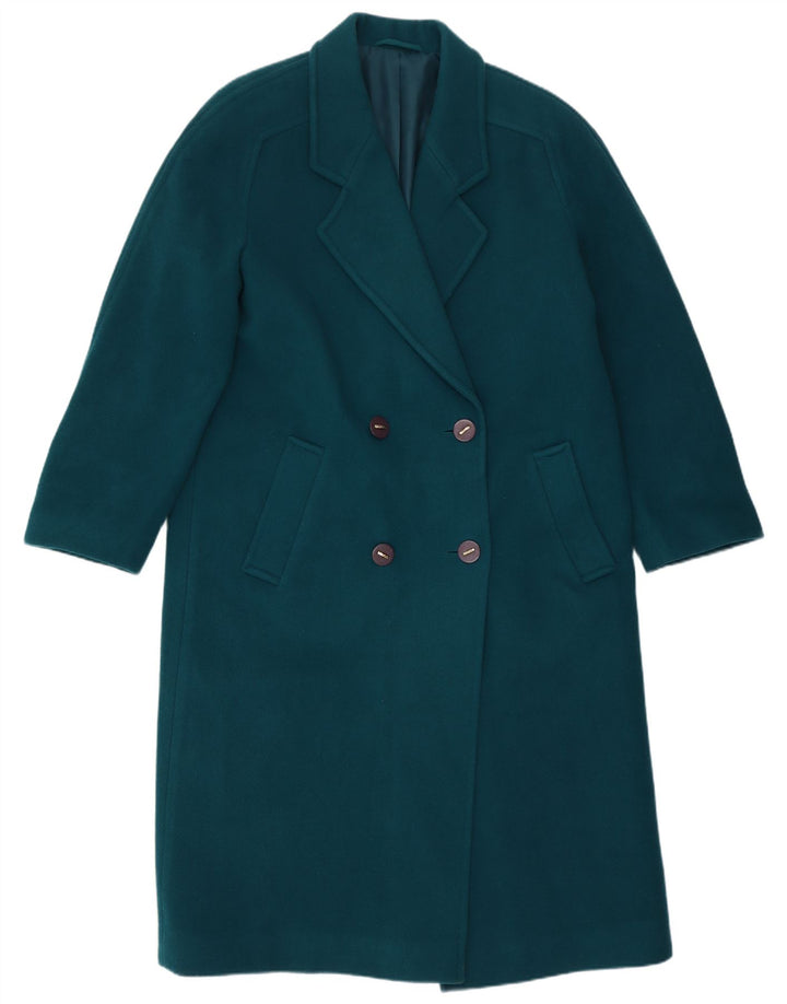 Your Sixth Sense Womens Double Breasted Coat US 14 XL Green New Wool