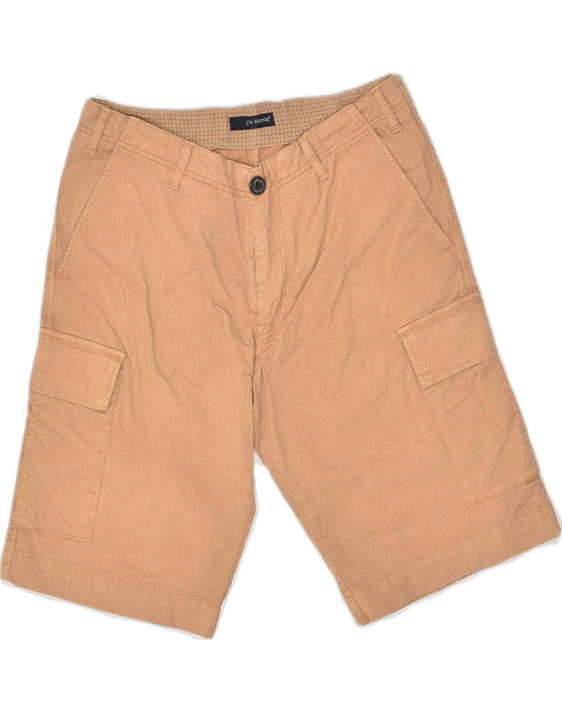 J. CREW Mens Cargo Shorts IT 46 Small W29  Beige Cotton | Vintage J. Crew | Thrift | Second-Hand J. Crew | Used Clothing | Messina Hembry 