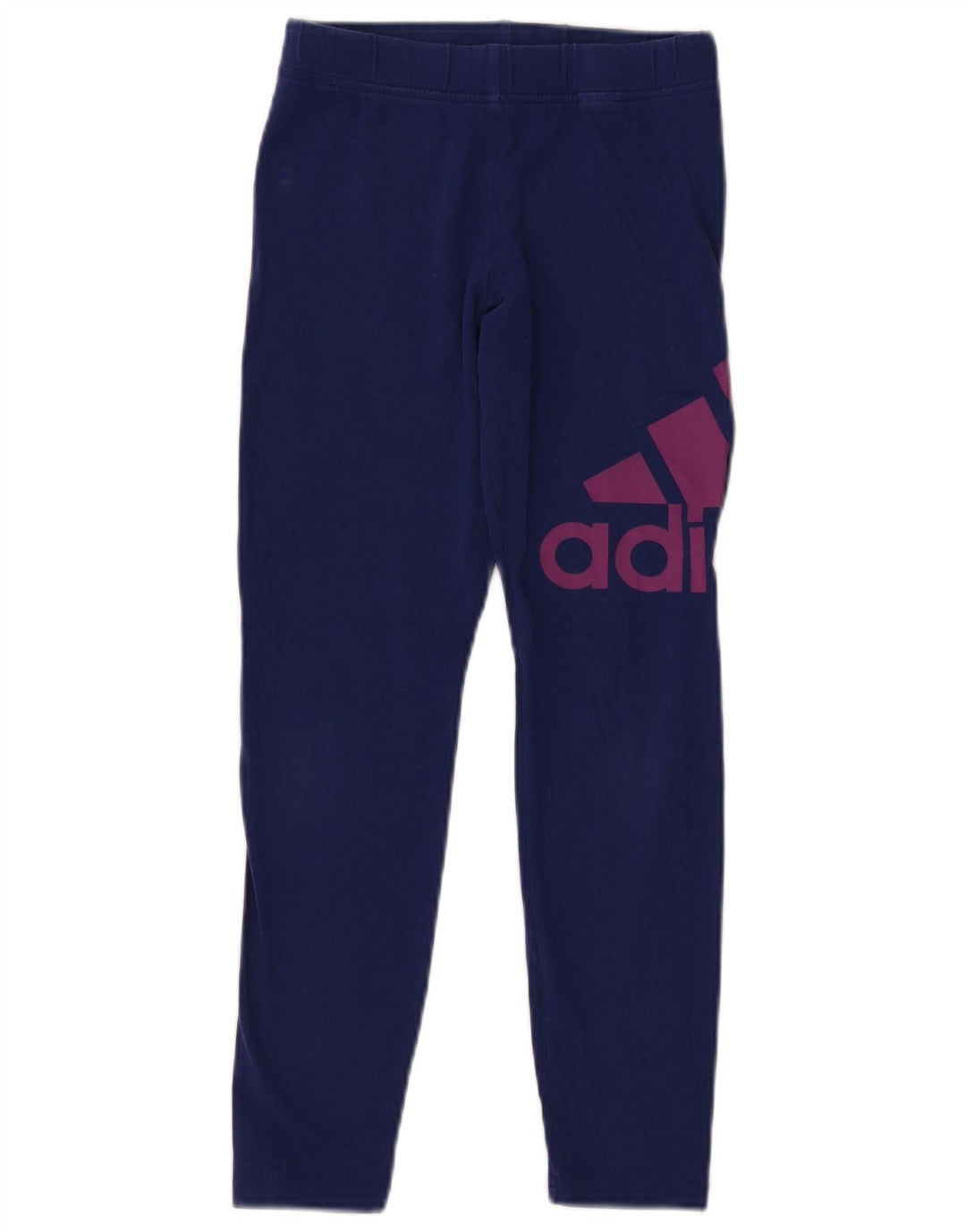 Adidas Girls Graphic Leggings 11-12 Years  Navy Blue