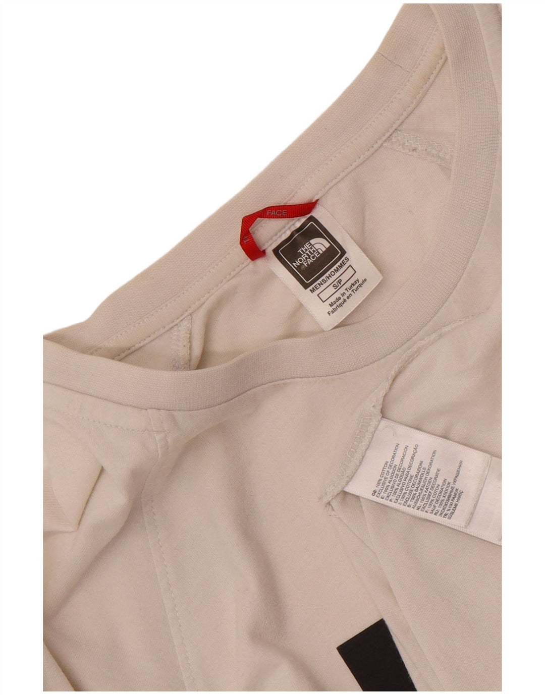 The North Face Mens Graphic T-Shirt Top Small White Cotton