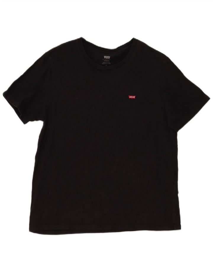 Levi's Mens Standard T-Shirt Top Large Black Cotton