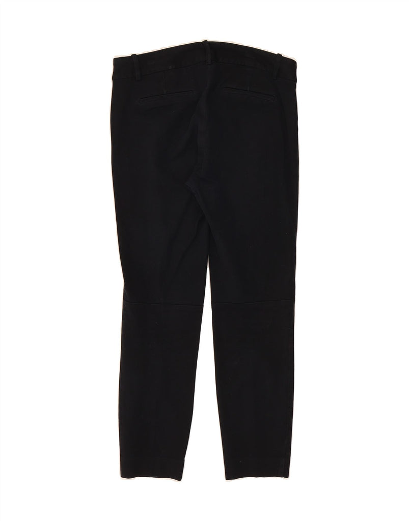 J. CREW Womens Slim Cropped Trousers US 2 XS W28 L24 Navy Blue Cotton Vintage J. Crew and Second-Hand J. Crew from Messina Hembry 