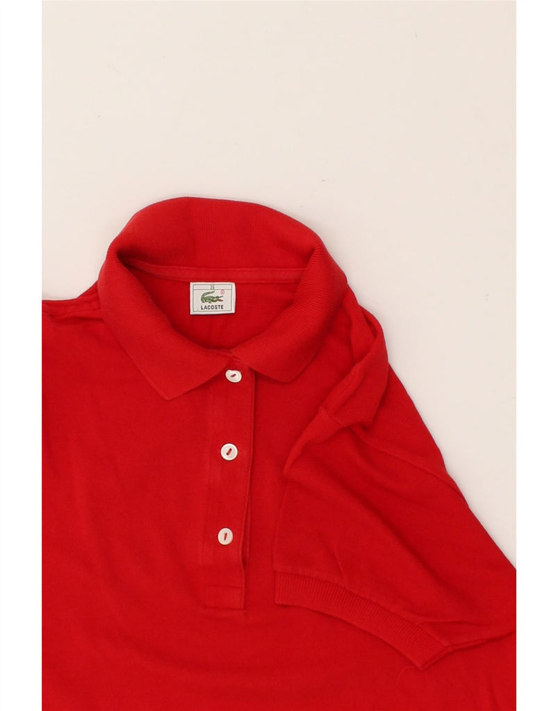 LACOSTE Womens Polo Shirt Size 35 Small Red | Vintage Lacoste | Thrift | Second-Hand Lacoste | Used Clothing | Messina Hembry 