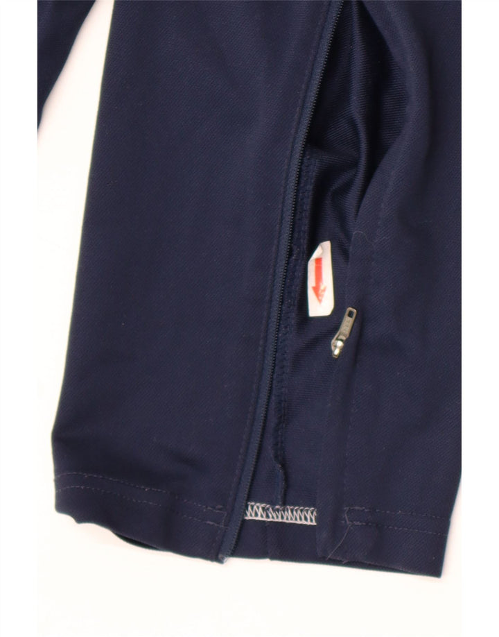 Nike Mens Dri Fit Tracksuit Trousers Large Navy Blue Colourblock Polyester