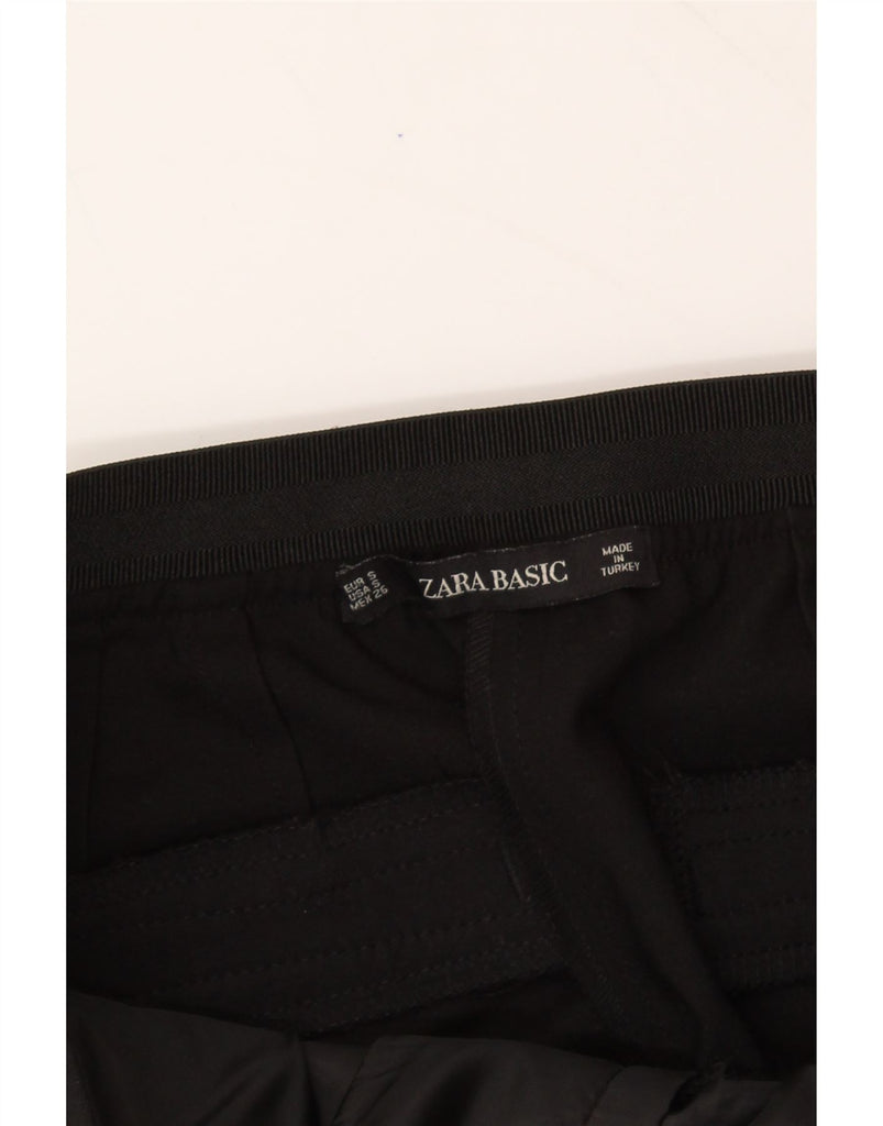 ZARA Womens Casual Trousers UK 10 Small W28 L23  Black Colourblock Sports Vintage Zara and Second-Hand Zara from Messina Hembry 