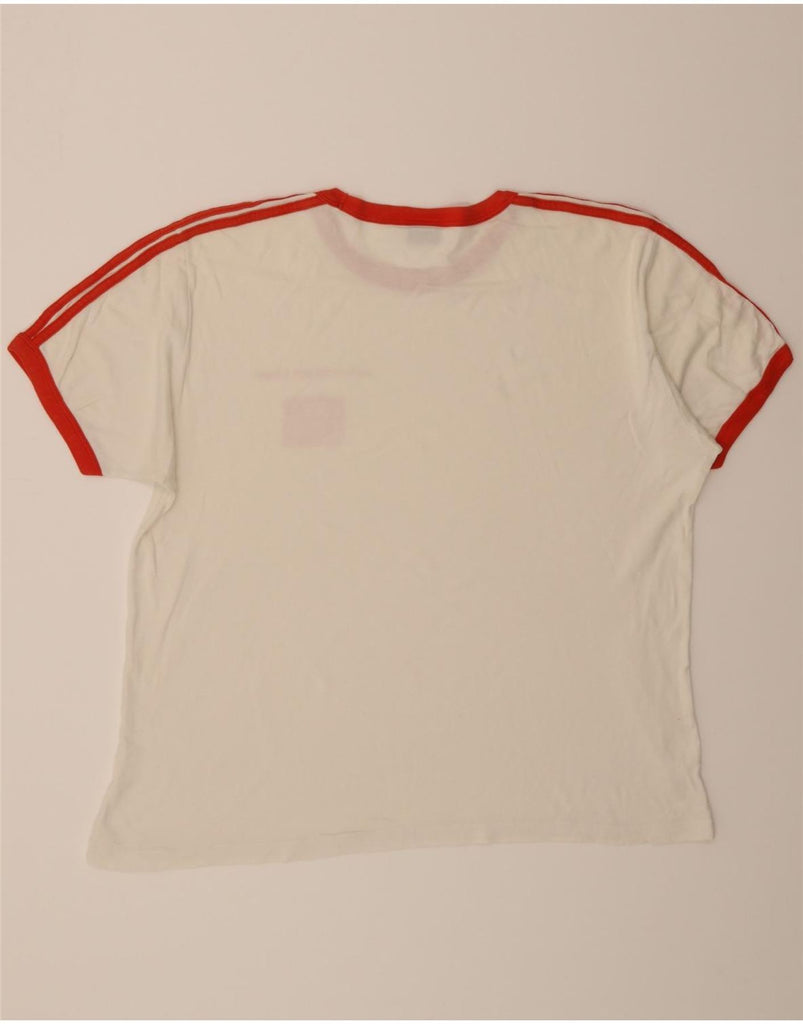 LEE Womens T-Shirt Top UK 20 2XL  White Cotton Vintage Lee and Second-Hand Lee from Messina Hembry 