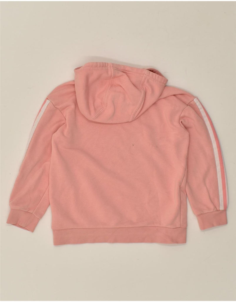 ADIDAS Girls Hoodie Jumper 6-7 Years Pink Cotton | Vintage Adidas | Thrift | Second-Hand Adidas | Used Clothing | Messina Hembry 